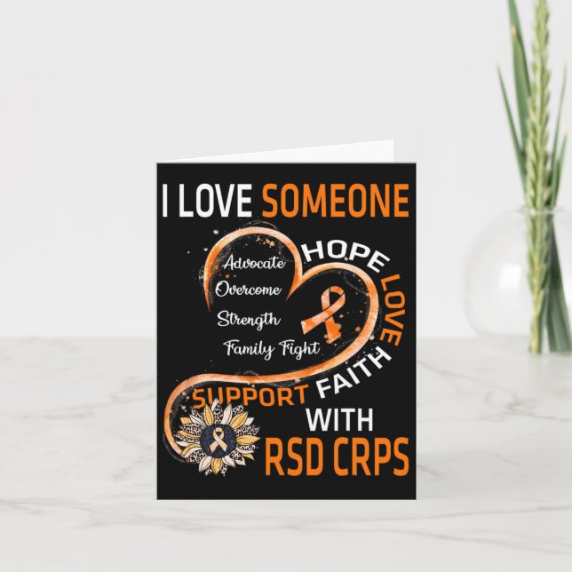 Carte J'Aime Quelqu'Un Avec Rsd Crps Sensibilisation Tou (Devant)