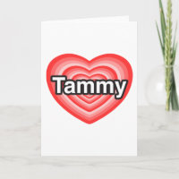 J'aime Tammy. Je t'aime Tammy. Cœur