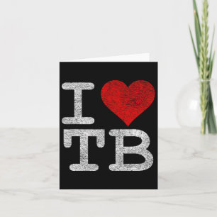 Carte J'aime Tampa Bay I Heart Tb Floride Football