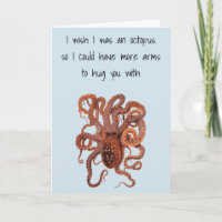J'aimerais être une Octopus Anniversaire Amour Ann