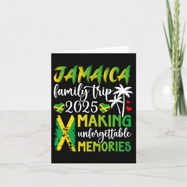 Carte Jamaica Family Trip 2025 Making Memories Jamaïque  (Devant)