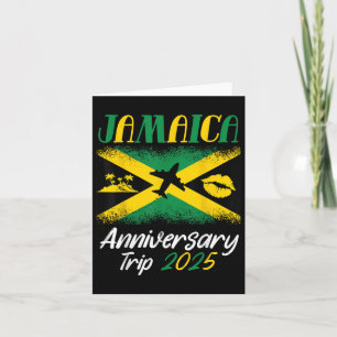 Carte Jamaïque Voyage Anniversaire 2025 Couple Summer Va