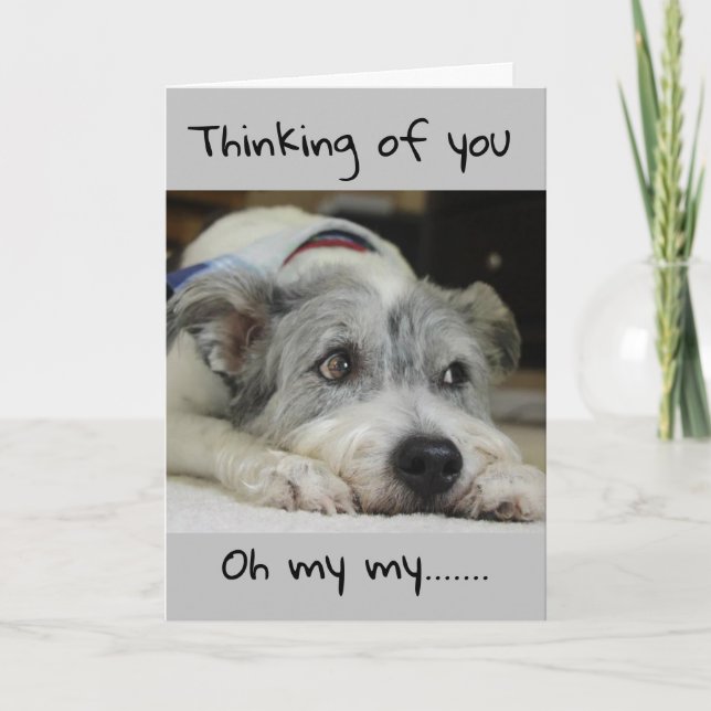 CARTE JAMAIS SAVOIR COMBIEN JE "VOUS MANQUERAIS" (Devant)