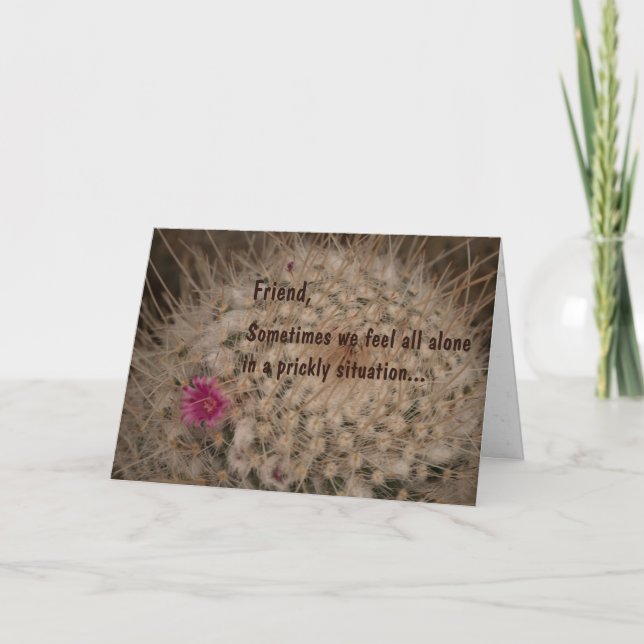 Carte Jamais seul : Encouragement dans les temps diffici (Devant)