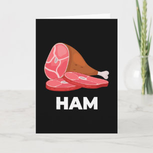 Carte Jambon Assortiment de vaisselle Nourriture Costume