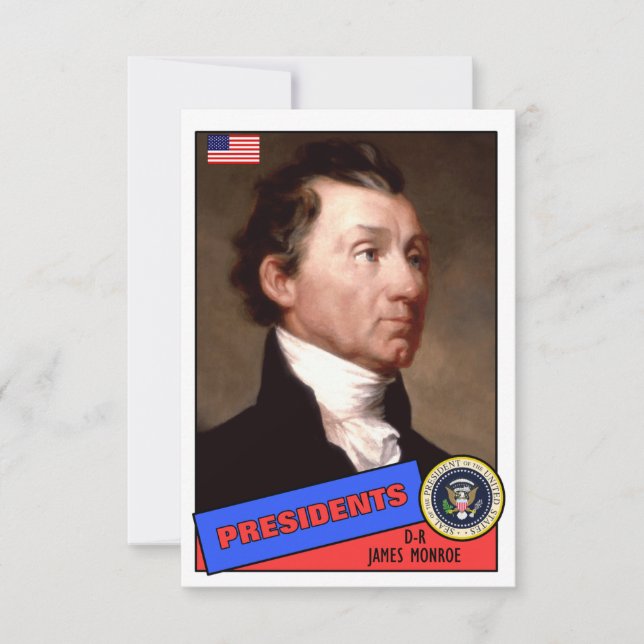 Carte James Monroe de baseball (Devant)