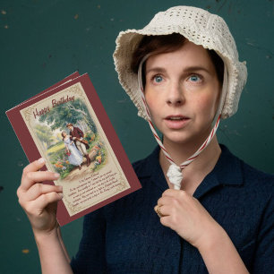 Carte Jane Austin, Orgueil et Préjugés, Regencycore