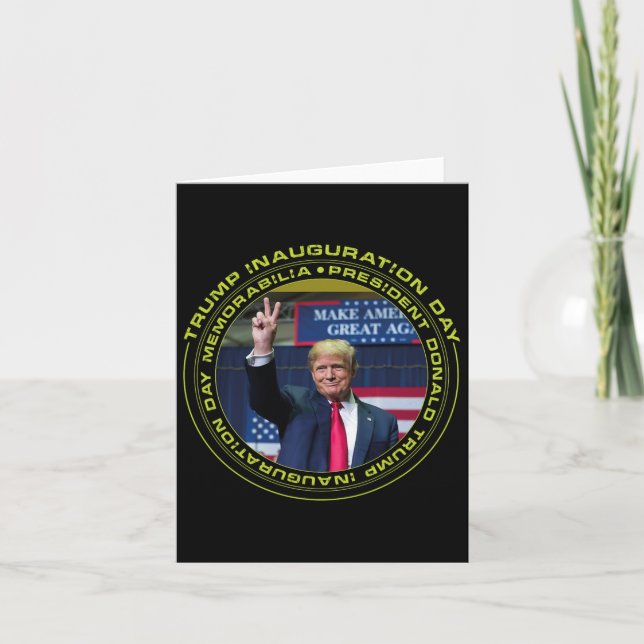 Carte Janvier 20 Funny Inauguration Day 2025 Memorabilia (Devant)