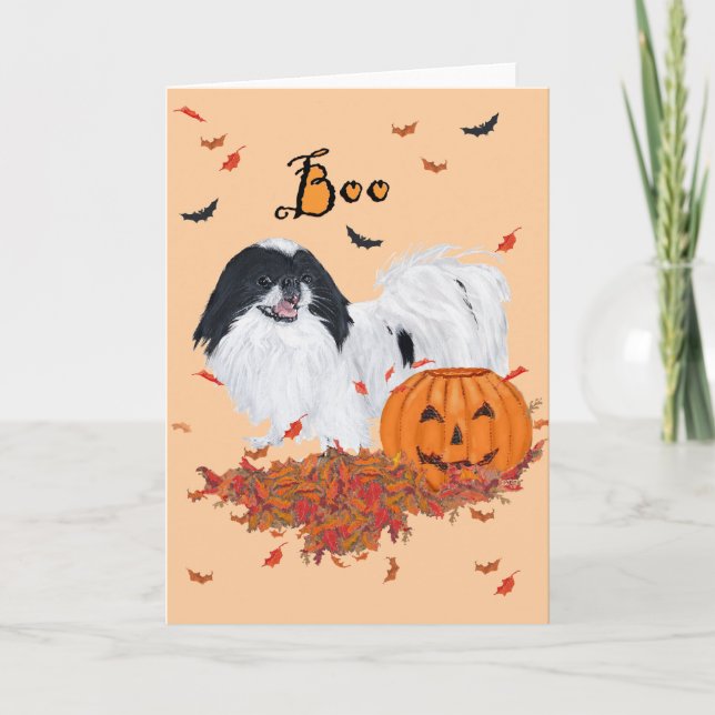 Carte Japanese Chin Halloween (Devant)