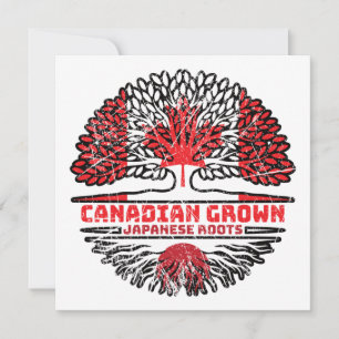 Carte Japon Japonais Canadien Drapeau des racines de l'a