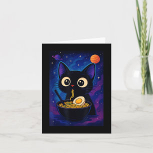 Carte Japonais Kawaii Anime Chat Ramen Graphisme Drôle H
