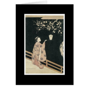 Carte japonaise antique d'art