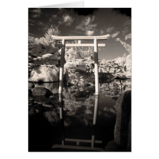 Carte japonaise de jardin