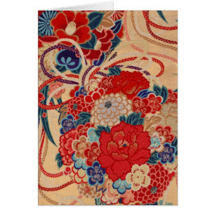 Carte japonaise traditionnelle de conception de