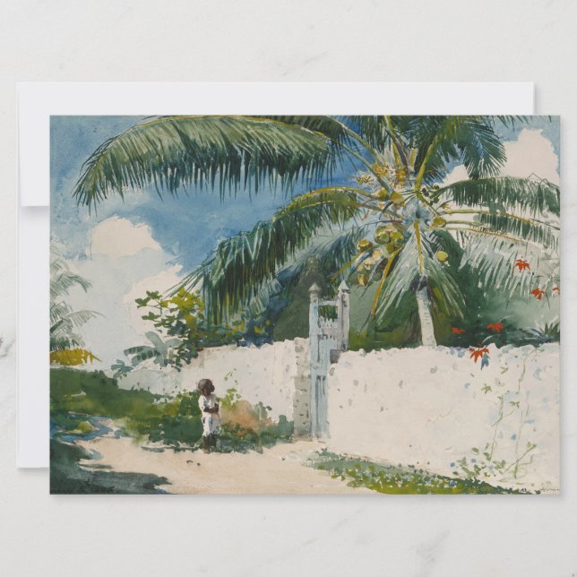 Carte Jardin à Nassau (capitale des Bahamas) (Devant)