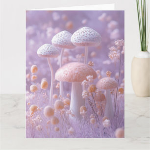 Carte Jardin aux champignons peluches Ethéal, Imaginaire