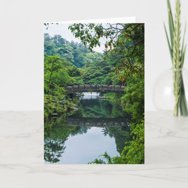 Carte Jardin Coréen Et Pont (Devant)