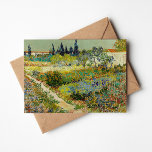 Carte Jardin d'Arles | Vincent Van Gogh<br><div class="desc">Jardin d'Arles (1888) de l'artiste post-impressionniste néerlandais Vincent Van Gogh. L'oeuvre originale est une huile sur toile représentant un paysage luxuriant de fleurs colorées. Utilisez les outils de conception pour ajouter du texte personnalisé ou personnaliser l'image.</div>