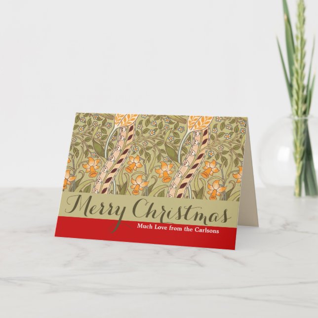 Carte Jardin de jonquilles de William Morris Fleur Class (Devant)