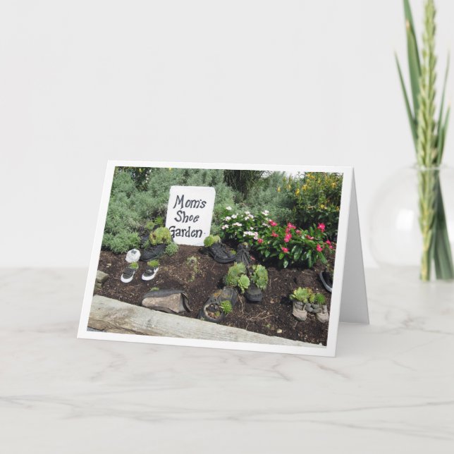 Carte Jardin de la chaussure de la maman (Devant)