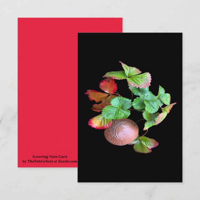Carte Jardin de la saison des fraises (Devant / Derrière)