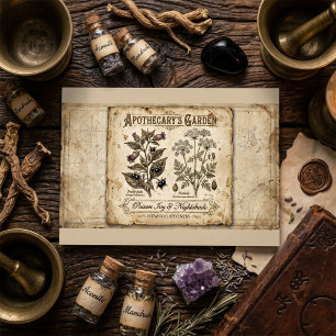 Carte Jardin de l'apothicaire Belladone