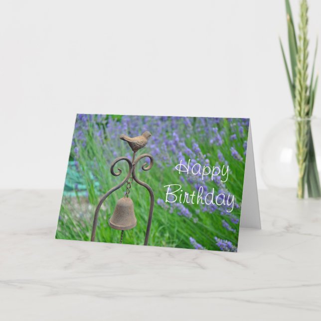 Carte Jardin de lavendar de printemps (Devant)
