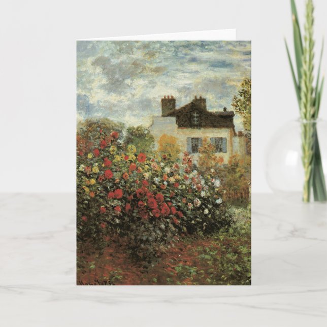 Carte Jardin de Monet à Argenteuil par Claude Monet (Devant)