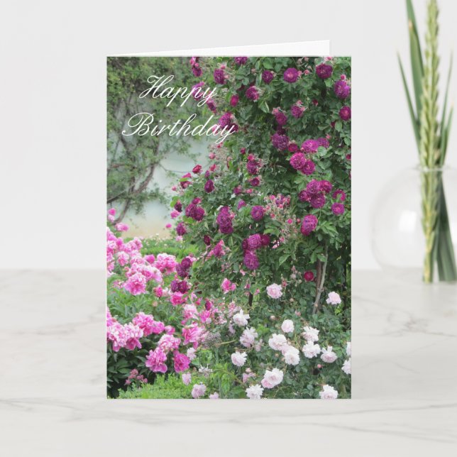 Carte Jardin de Roses (Devant)
