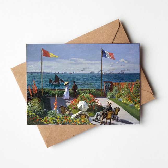 Carte Jardin de Sainte-Adresse | CLAUDE MONET (Créateur téléchargé)