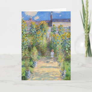 Carte Jardin de tournesols de Claude Monet à Vétheuil