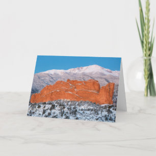 Carte Jardin des Dieux   Pikes P[eak, Colorado