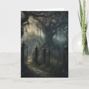Carte Jardin et clôture de Cottagecore gothique sombre p