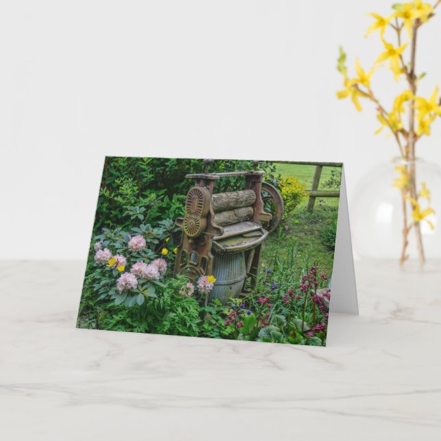 Carte Jardin Fleur Jardin Pittoresque vintage (Fleur jaune)