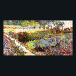 Carte Jardin Floral Van Gogh À Arles Art Floral<br><div class="desc">Vincent Van Gogh Flower Garden At Arles With Path Fine Art Vincent Willem van Gogh est un peintre post-impressionniste dont l'oeuvre a eu une influence considérable sur l'art du XXe siècle. Il produit des portraits, des autoportraits, des paysages et des natures mortes de cyprès, de champs de fleurs, d'arbres en...</div>
