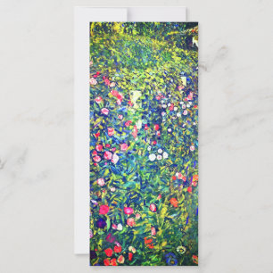 Carte Jardin italienne Gustav Klimt