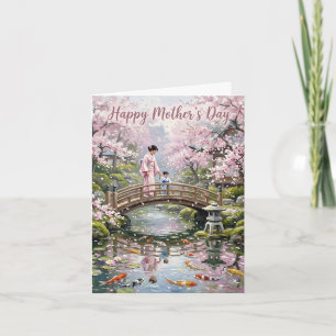 Carte Jardin Japonais Mère & Enfant Fête des Mères