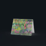 Carte Jardin Monet Iris de Giverny Note Card<br><div class="desc">Jardin Monet Iris à la carte de note Giverny. Peinture à l'huile sur toile 1899. Le jardin d'Iris de Giverny représente l'une des peintures de fleurs les plus colorées et les plus appréciées du monet. L’utilisation dynamique des violets, rouges, verts et bleus en fait l’une des pièces impressionnistes les plus...</div>