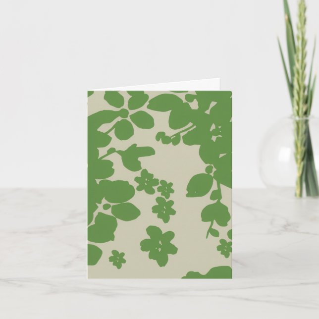 Carte Jardin ombragé vert (Devant)