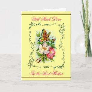 Carte Jardin vintage