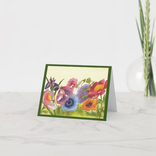 Carte Jardinage de l'énergie des fleurs (Devant)