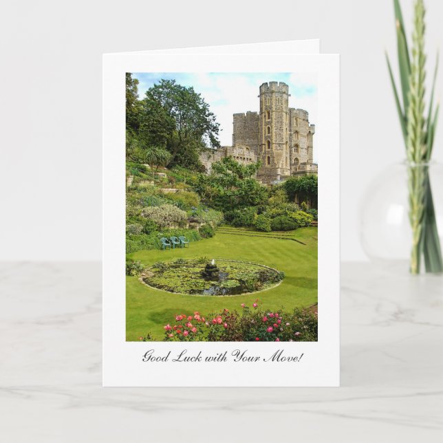 Carte Jardins de fossé de château de Windsor - chance (Devant)