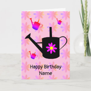 Carte Jardins Joli Fleurs Anniversaire