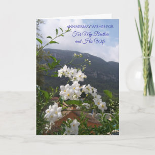 Carte Jasmine Frère Et Belle-Sœur Anniversaire Personnal