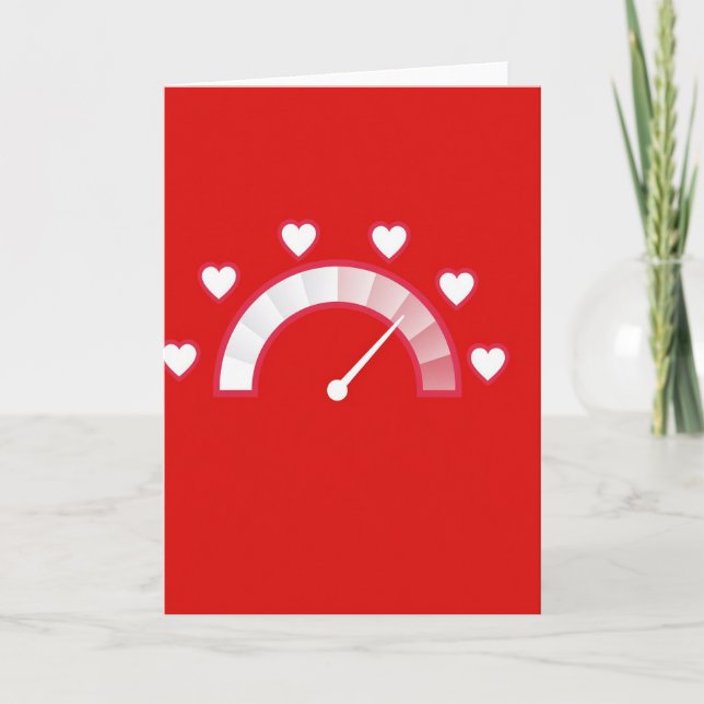 Carte Jauge d'Amour Pleine Pour Vous (Devant)