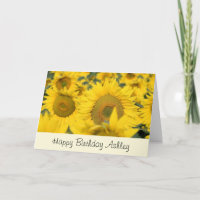 Jaune Fleur de soleil Anniversaire