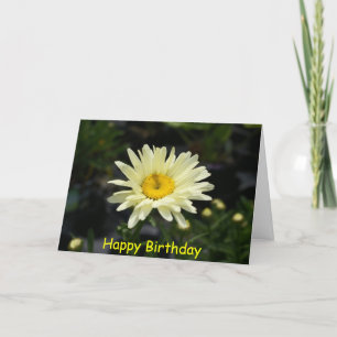 Carte Jaune pâle, Joyeux Anniversaire