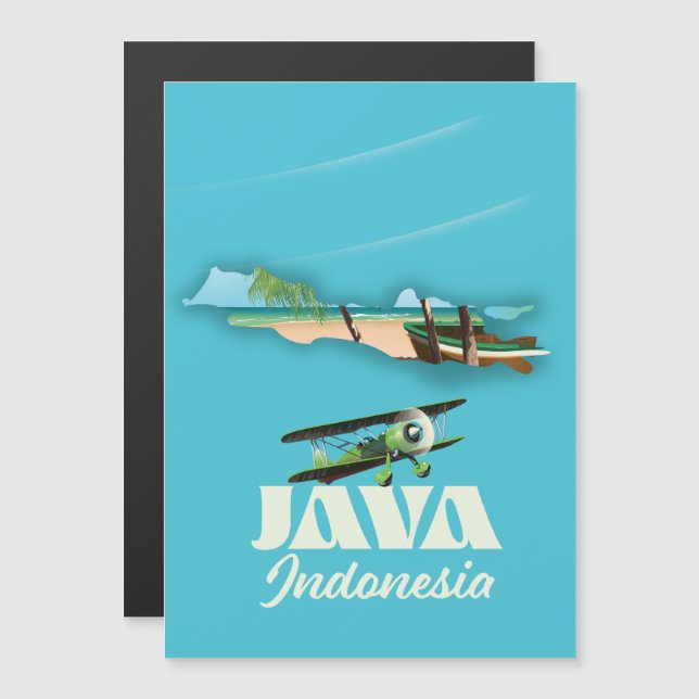 Carte Java indonesia (Devant / Derrière)