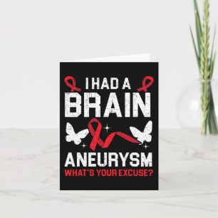 Carte J'Avais L'Aneurysme Du Cerveau État Médicale Aneur