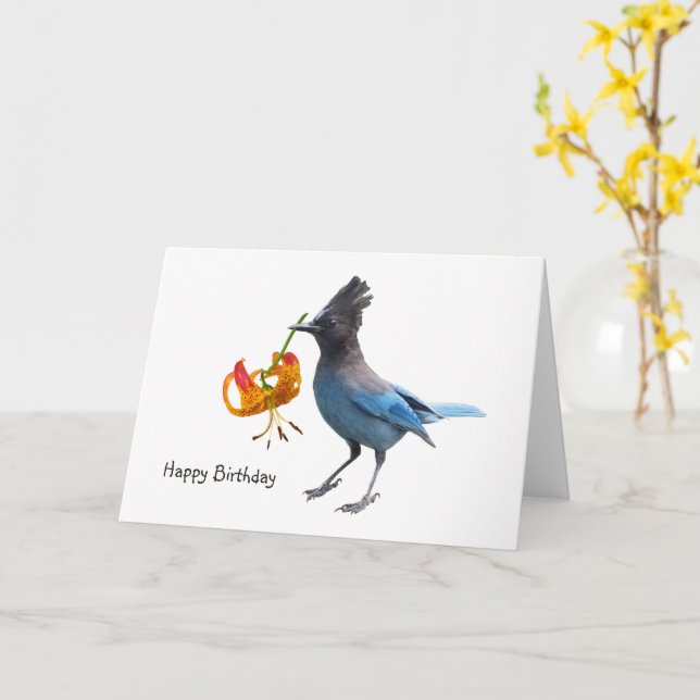 Carte Jay FlowerBirthday (Fleur jaune)